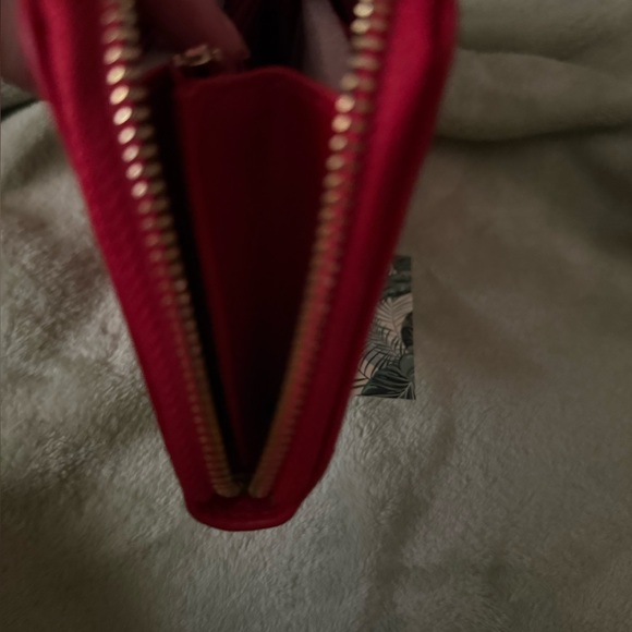 Badgley Mischka Handbags - Badgley Mischka Red Vegan Leather Wallet